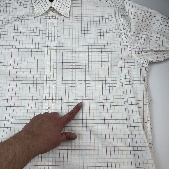 Paul And Shark Yachting Shirt Mens XL Multicolor Plaid LS Italy Read* - Picture 5 of 13